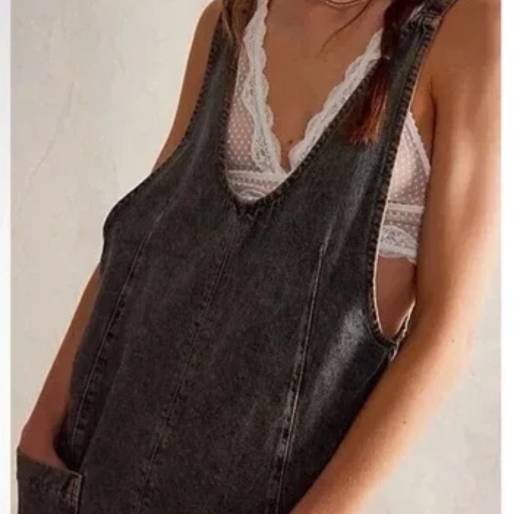 Free People High Roller Jumpsuit Black Size XS